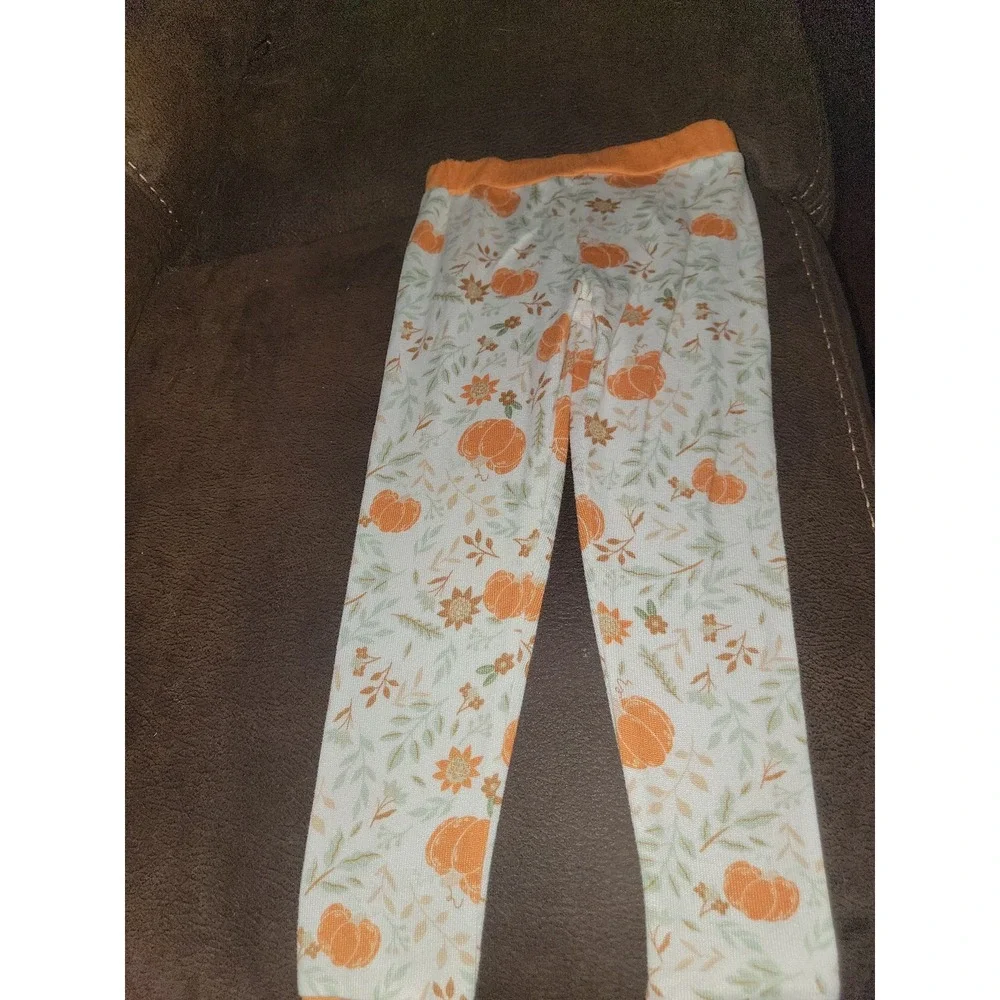 Jessica Simpson fall autumn Halloween pumpkin pajamas sleep wear size 4t‎